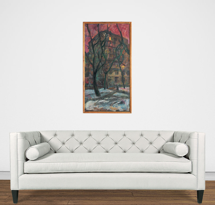 Бабицын Виктор Алексеевич. Окно Цветаевой на Покровском бульваре